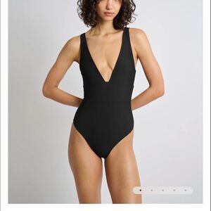 Onia Classic Black One-Piece Swimsuit